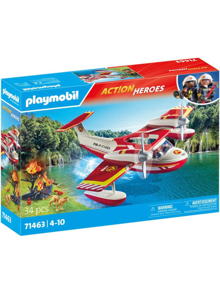 Playmobil Spielfigur Set Action Heroes Feuerwehrflugzeug mit Löschfunktion, 4-10 Jahre günstig kaufen onesize