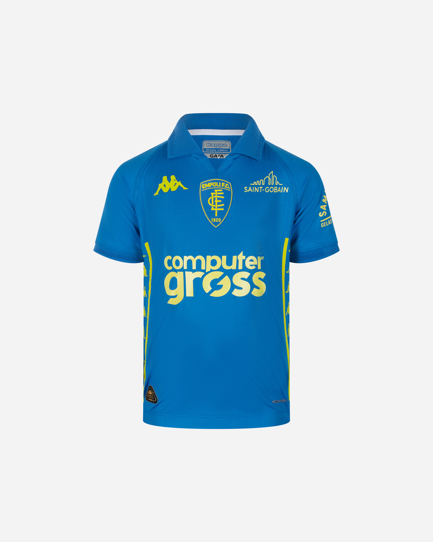 Oficjalna koszulka piłkarska Kappa Empoli Home 24-25 Jr 321Z1PW.D02-JR