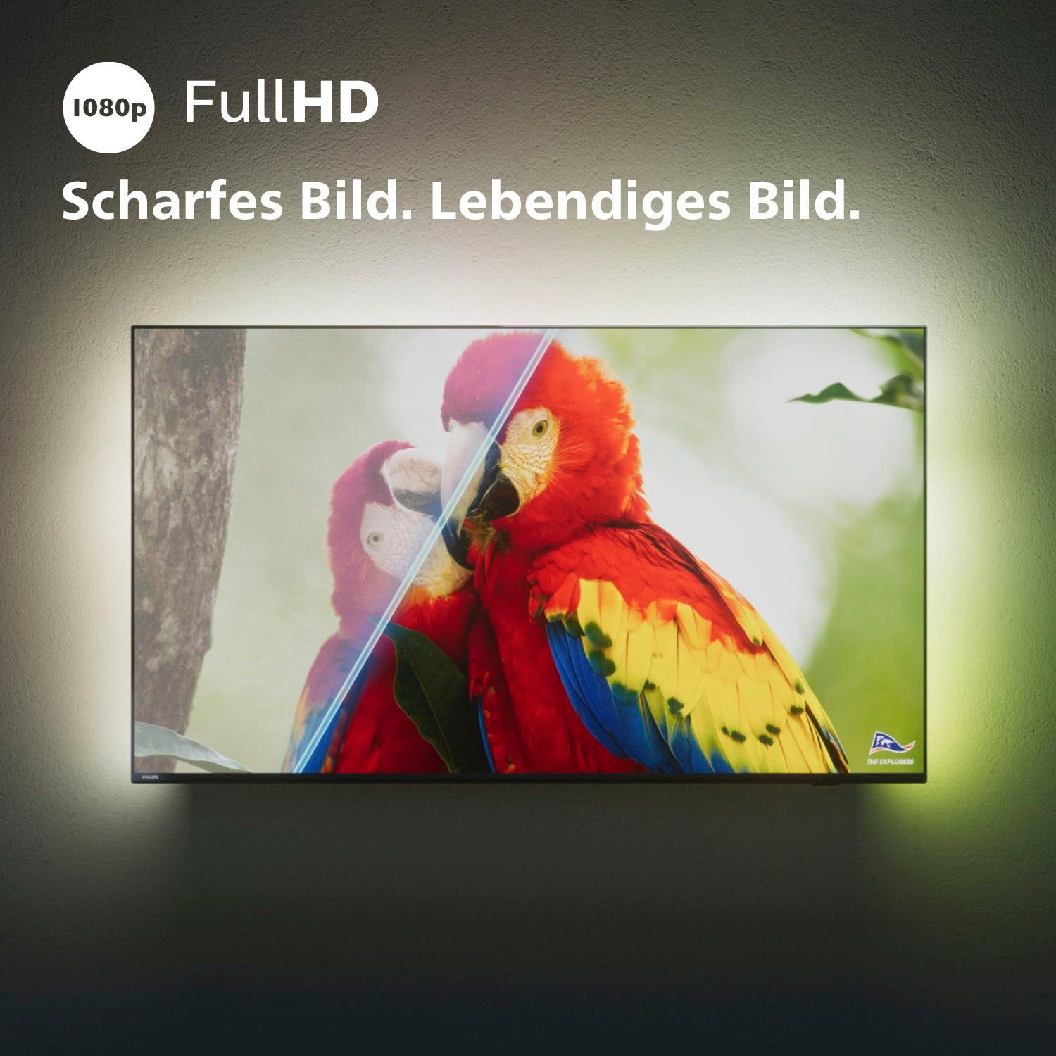 Philips 32PFS6908/12 LED-Fernseher (80 cm/32 Zoll, Full HD, Smart-TV)