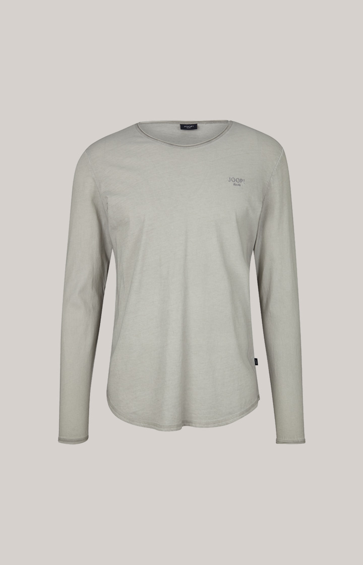 Longsleeve Carlos in Silber meliert