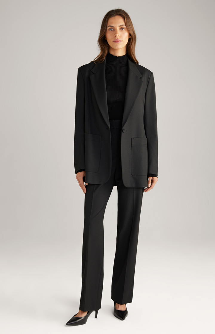 Twill-Hose in Schwarz
