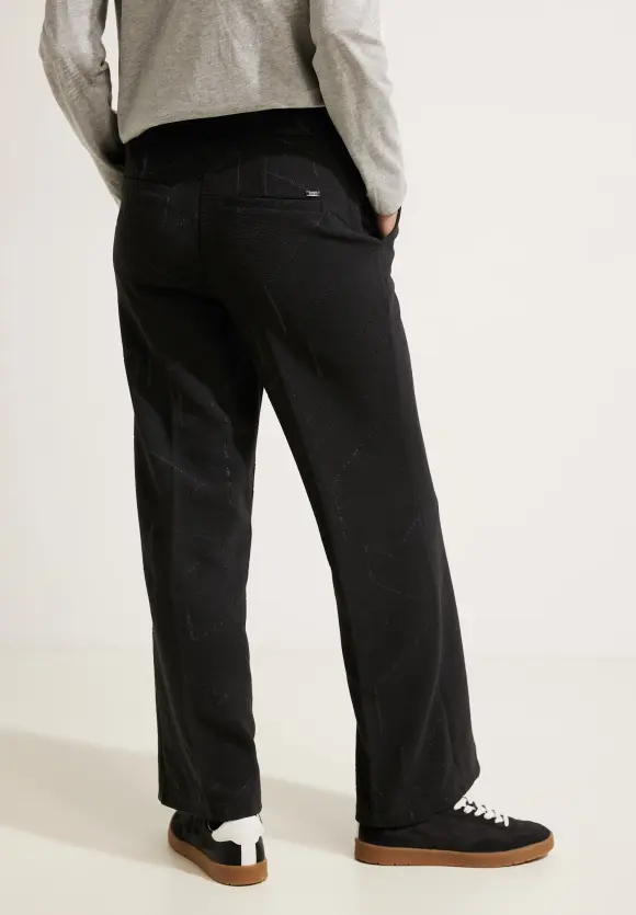 CECIL Loose Fit Jacquard Culotte