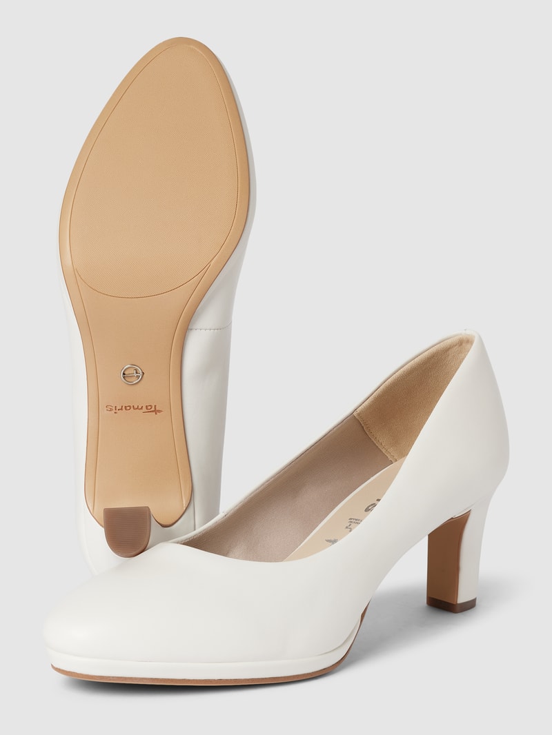Brautschuhe aus echtem Leder in weiß