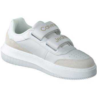 Calvin Klein Chunky Cupsole Velcro in weiß