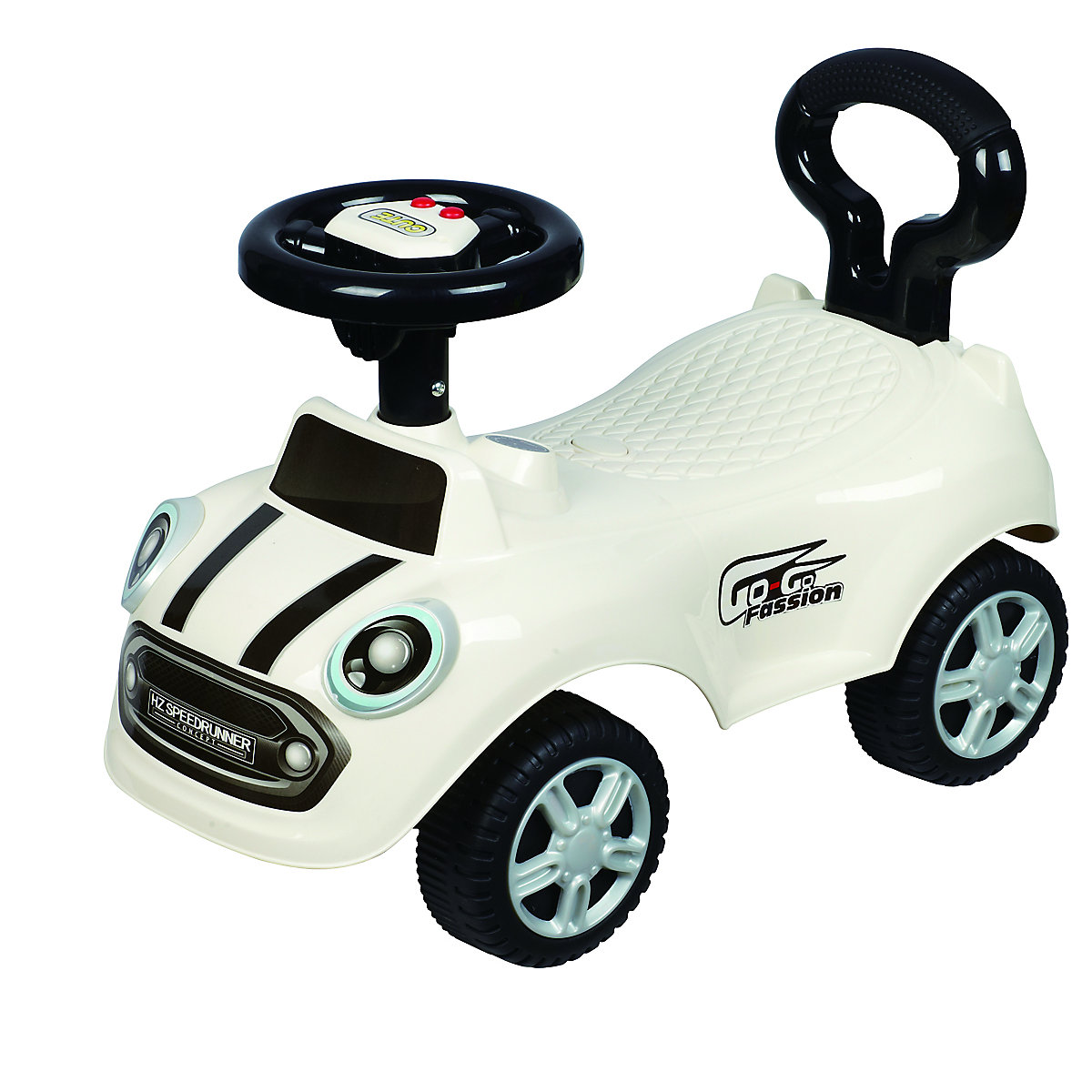 Kinder Rutschauto Go-Go Musikfunktion, Lenkrad, Rückenlehne, Hupe Rutschautos