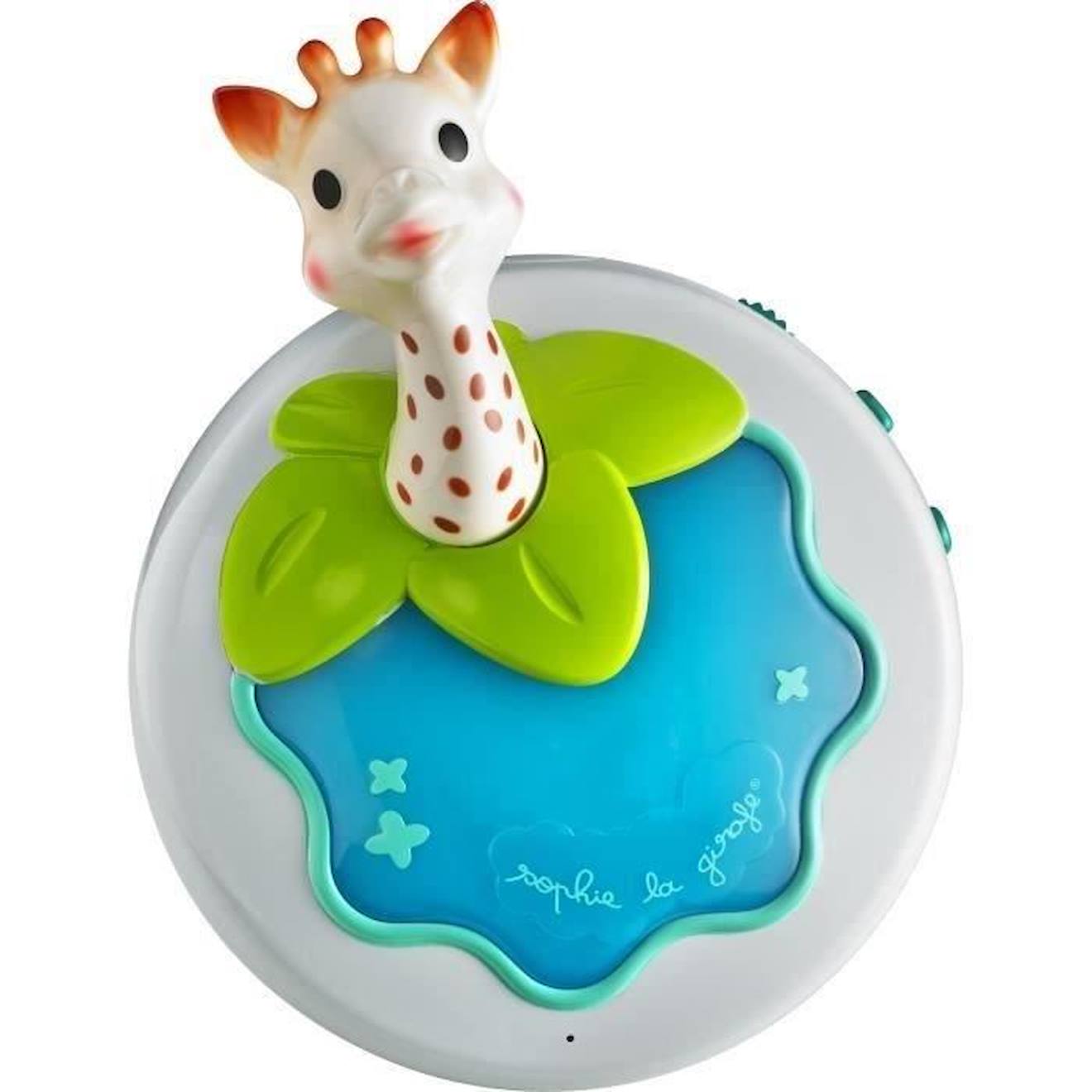 SOPHIE LA GIRAFE Veilleuse musicale et lumineuse bleu