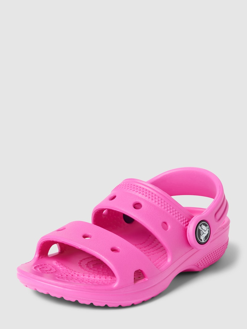 Sandale mit Label-Details Modell 'Classic' in pink