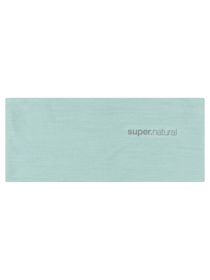 super.natural Merino Stirnband WANDERLUST HEADBAND in Hellblau günstig kaufen onesize