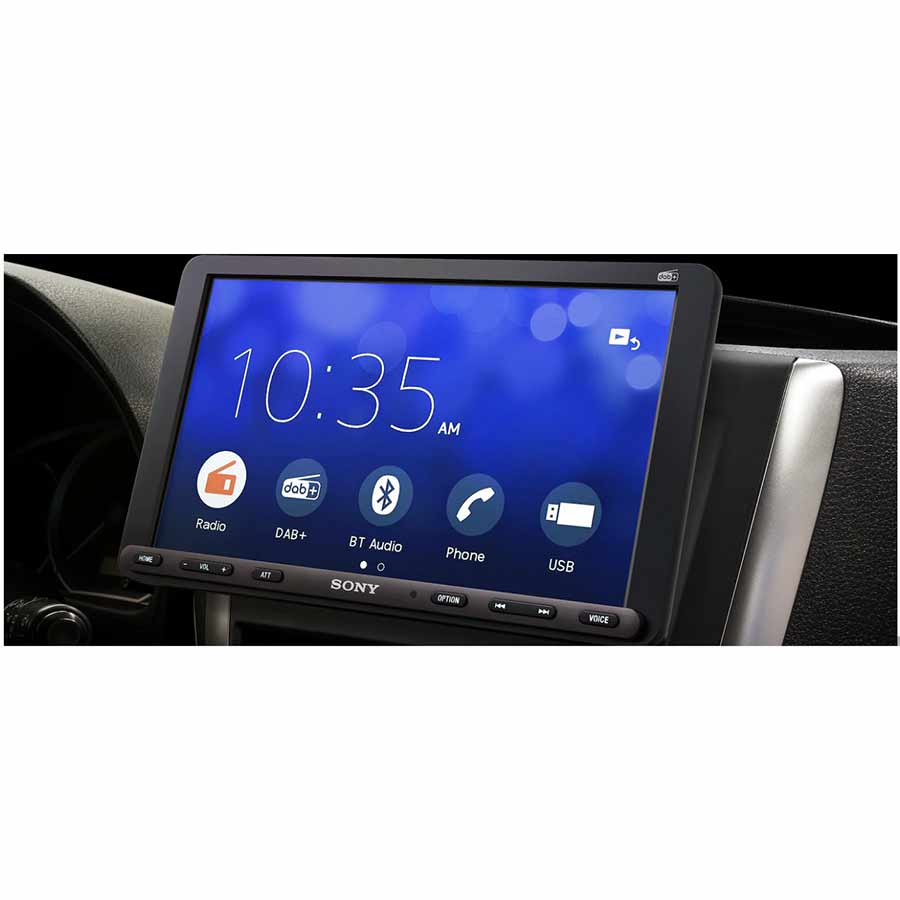 Sony XAV-AX8050D 1 DIN Mediacenter mit DAB+ Tuner, CarPlay/ AndroidAuto, USB und Bluetooth - ATU