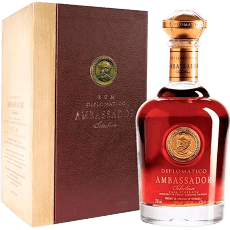 RHUM DIPLOMATICO - AMBASSADOR - EN COFFRET