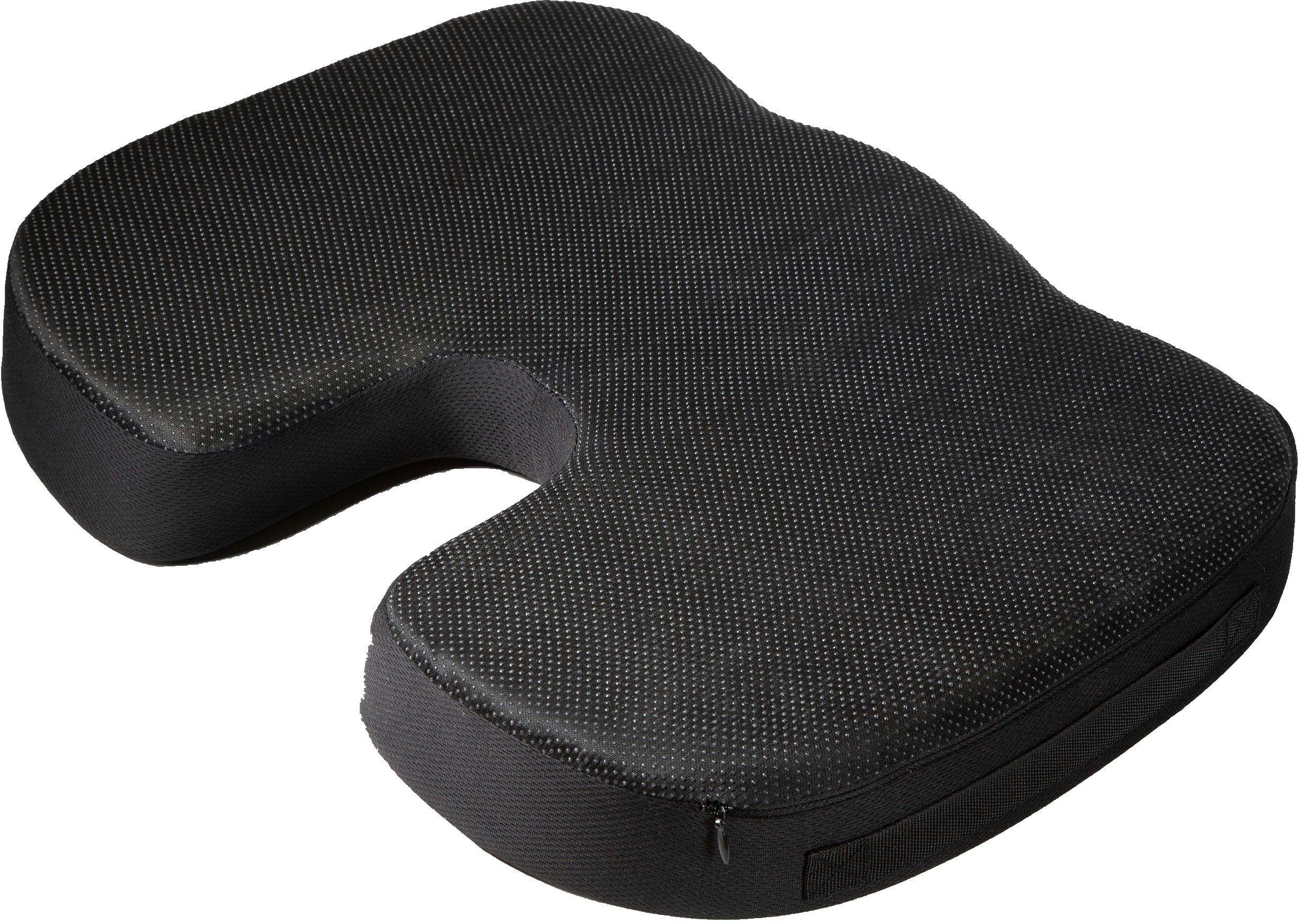 Technaxx Sitzauflage Lifenaxx Sitzkissen LX-014, (1 St), Viskoelastischer Schaum mit Memory-Effekt und kühlender Geleinlage