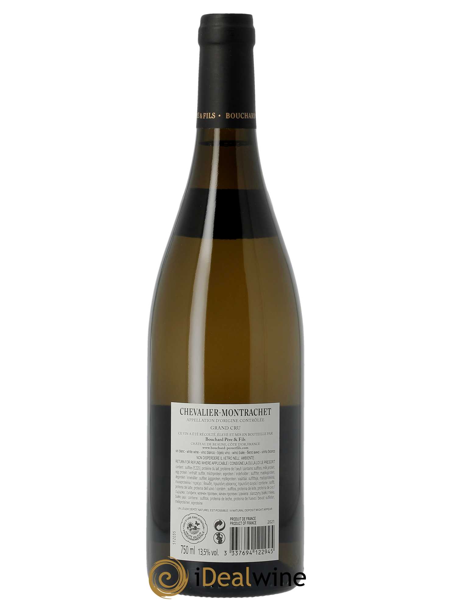 Chevalier-Montrachet Grand Cru Bouchard Père & Fils (CBO à partir de 3 BTS) 2021 - Lot de 1 Bouteille