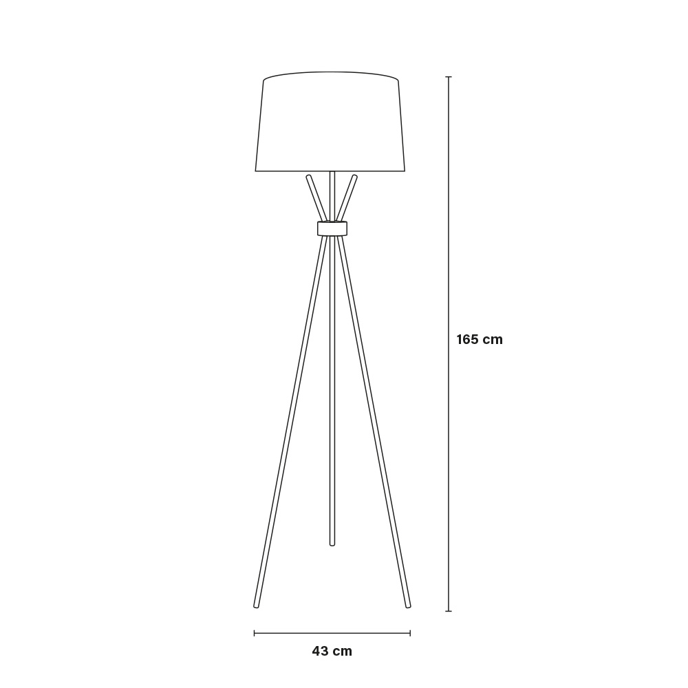 Home Deluxe Stehlampe LUNA