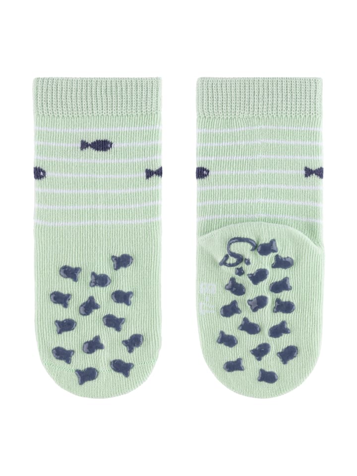 Sterntaler ABS Krabbelsocken 2er-Pack Nilpferd in helles grün günstig kaufen