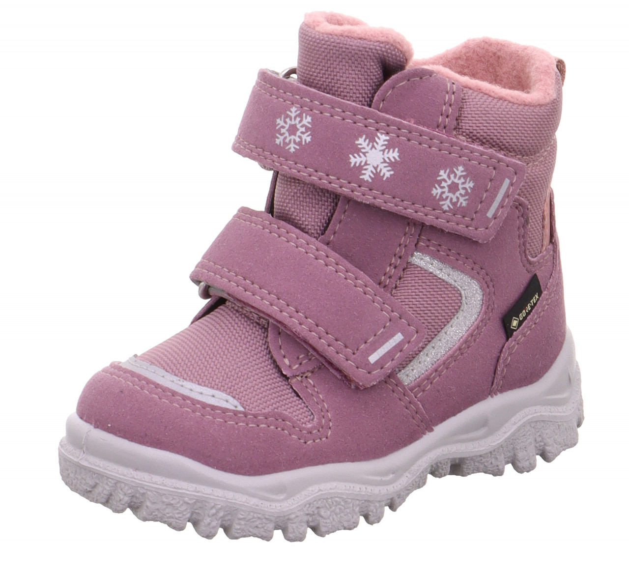 HUSKY1 - Lila/Rosa Boots mit Klettverschluss