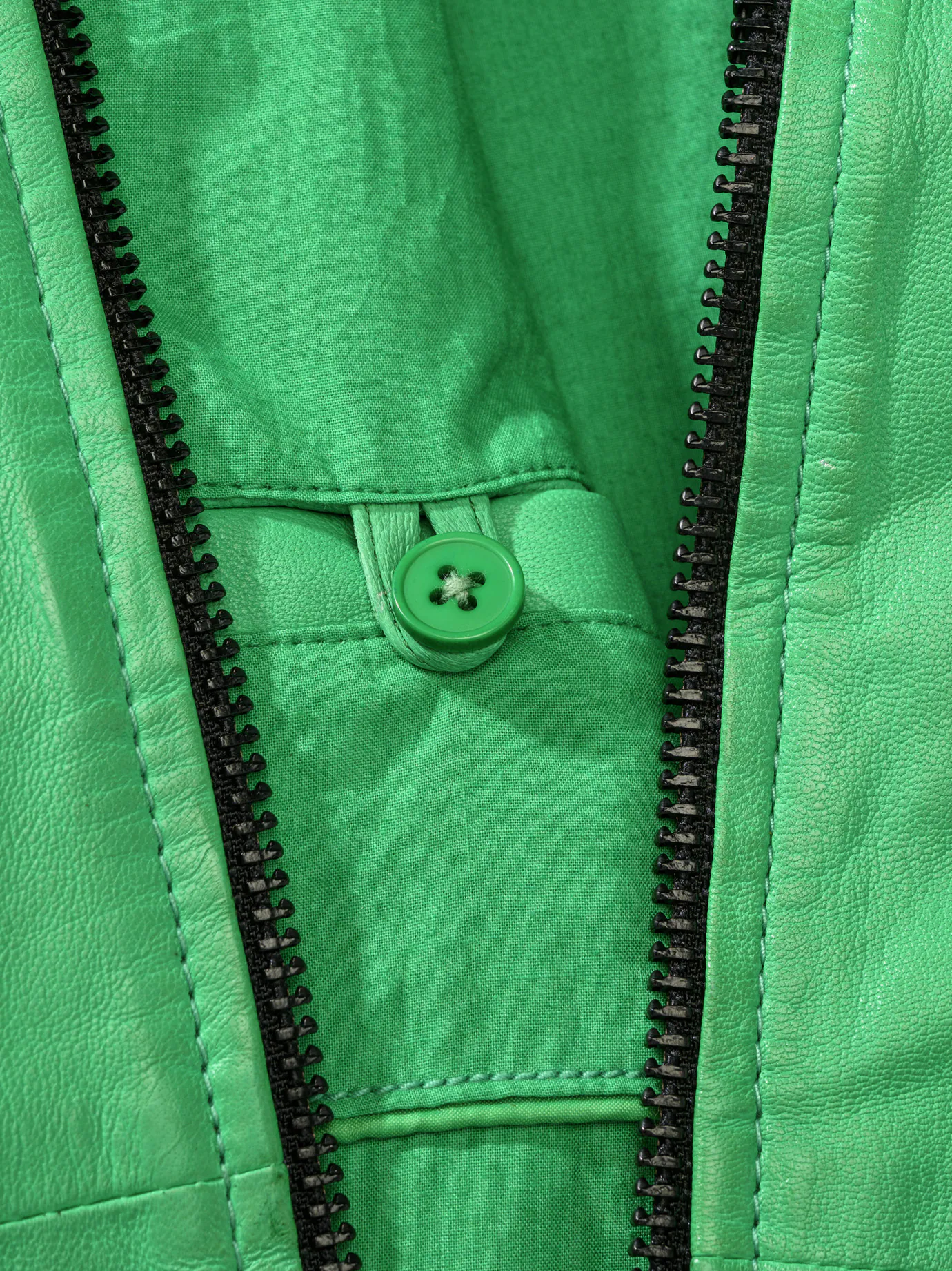 Statement-Lederjacke