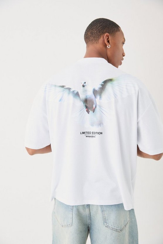 Kastiges Oversize T-Shirt mit Limited Edition Print