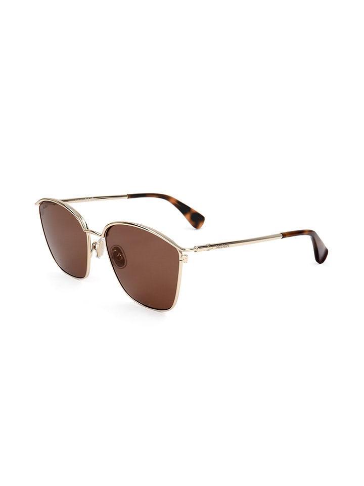 MaxMara Damen-Sonnenbrille in Gold/ Hellbraun günstig kaufen 55