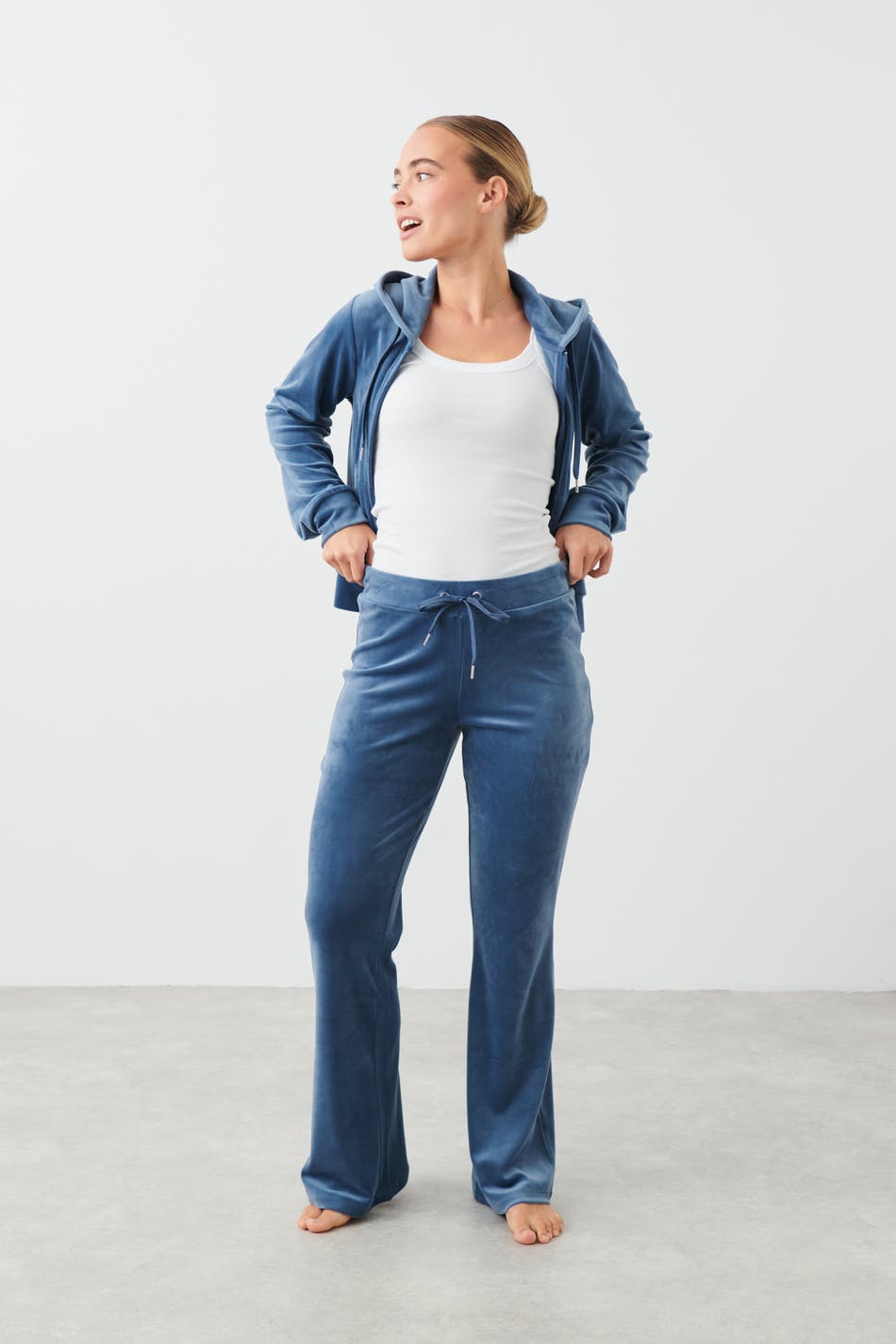 Velour trousers