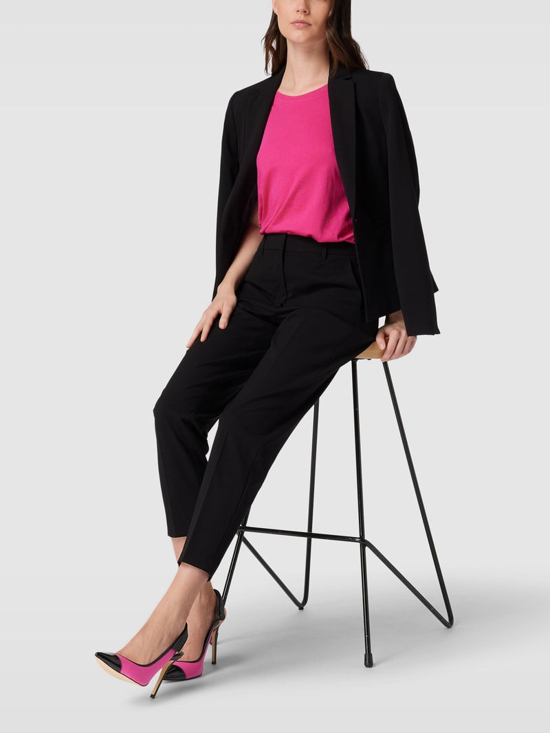 Pumps mit Kontrastbesatz Modell 'KOURTNEY' in pink