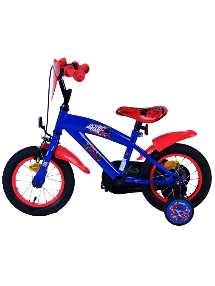Volare Kinderfahrrad Sonic für Jungen 12 Zoll Kinderrad in Blau Rot Fahrrad  3 Jahre günstig kaufen onesize