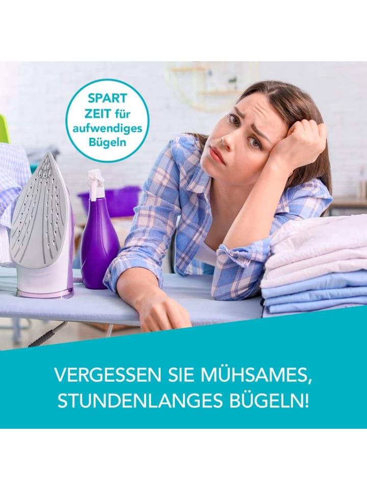 CLEANmaxx CLEANmaxx Hemden-Bügler mit Timerfunktion - silber/weiß günstig kaufen onesize