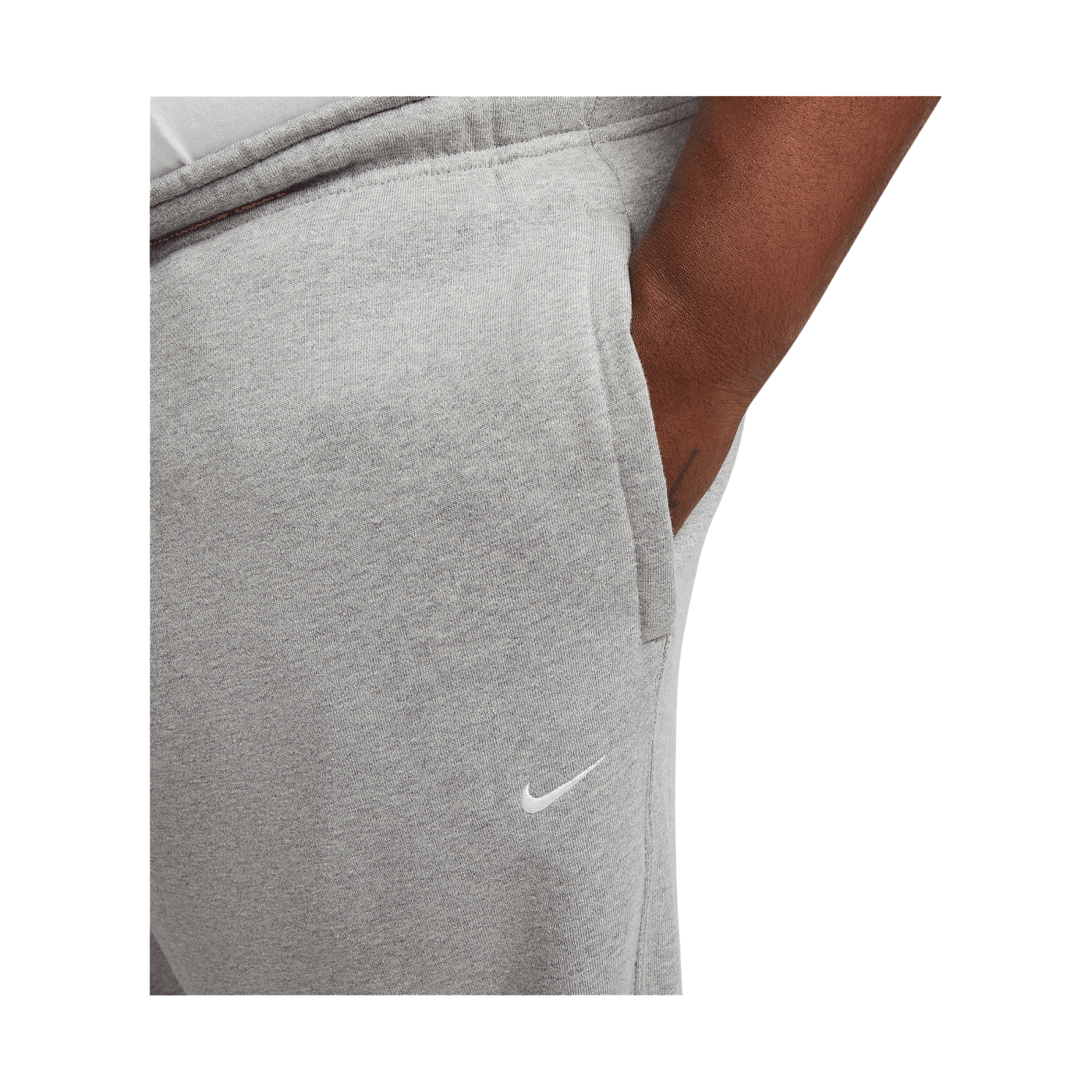 Nike Fleece Solo Swoosh Jogginghose Grau F063