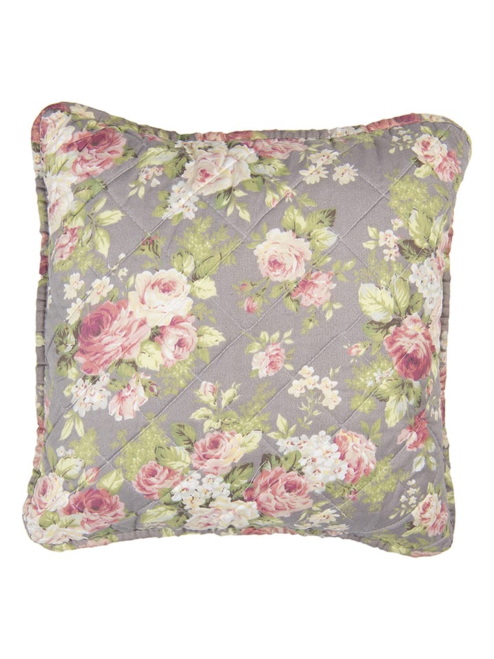 Clayre & Eef Kissenhülle in Grau/ Bunt - (L)40 x (B)40 cm günstig kaufen onesize