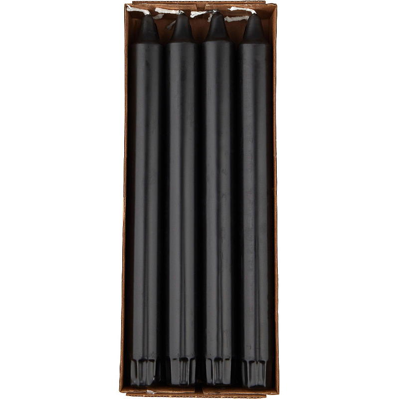 Vie Eco Kronelys 8-pk 24 cm eco sort