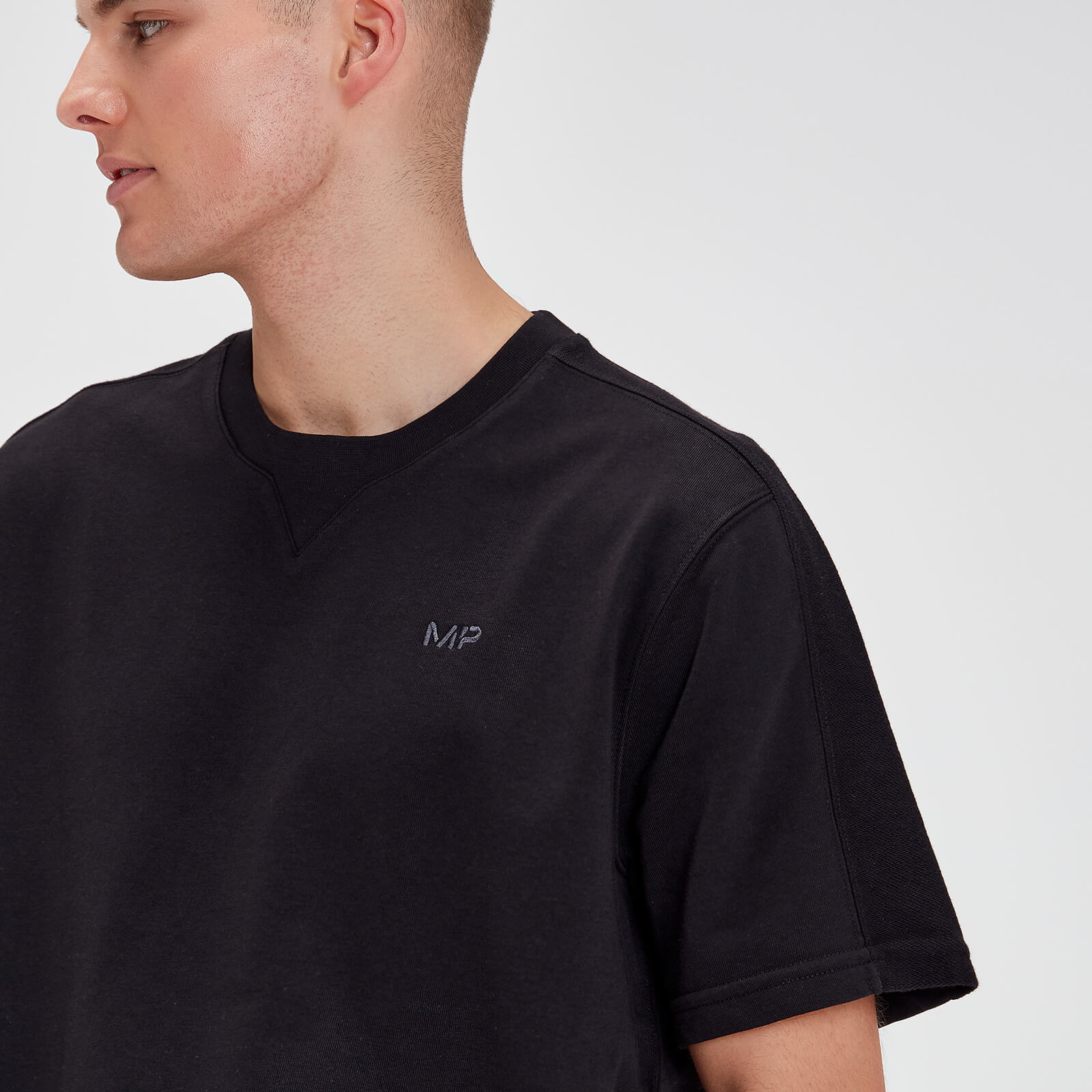 T-shirt à manches courtes MP Rest Day pour hommes – Noir délavé