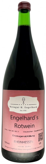 Rotwein (Engelhard`s) lieblich 1,0 L - Weingut H. Engelhard