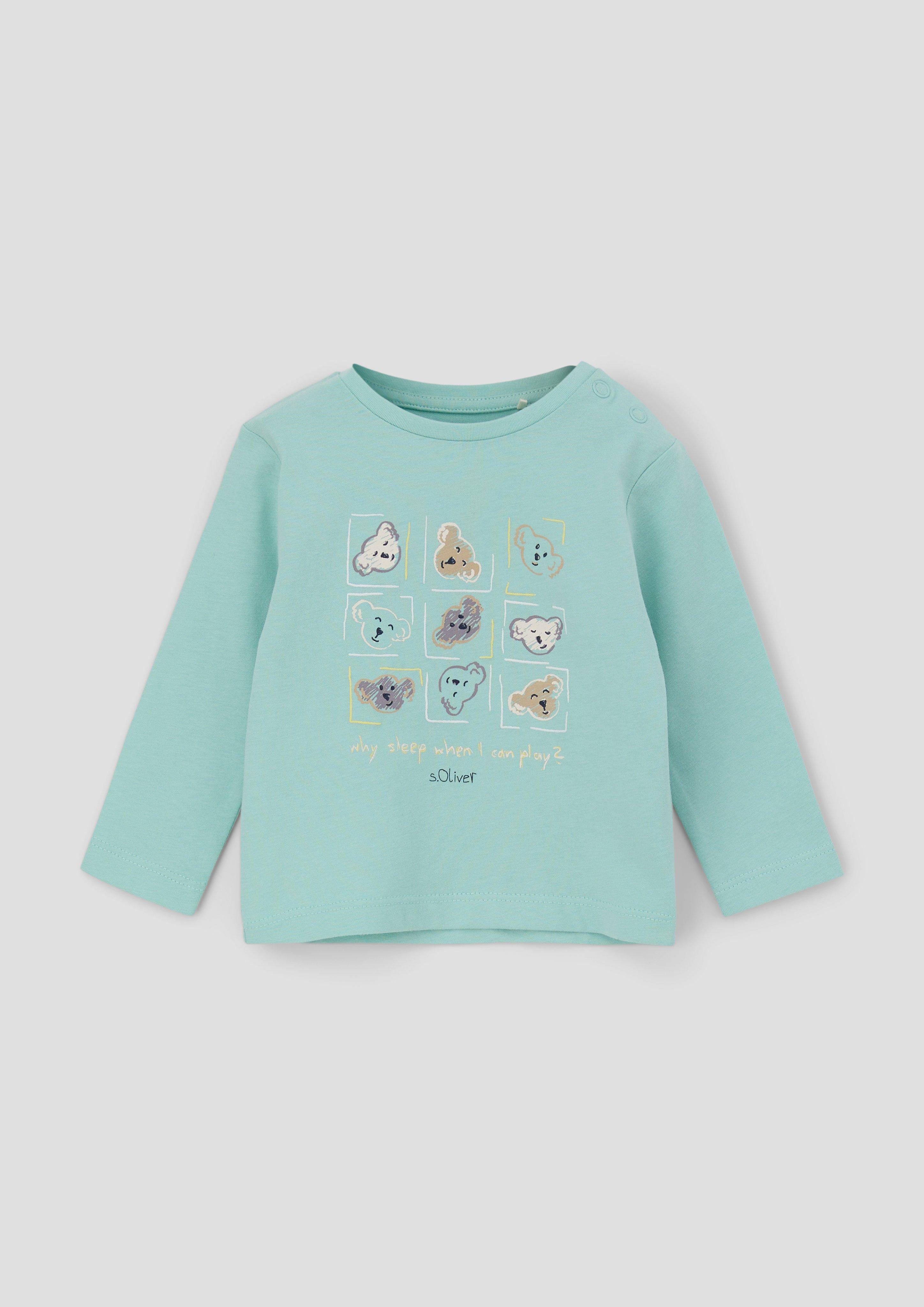 Longsleeve mit Frontprint  2140119-6068