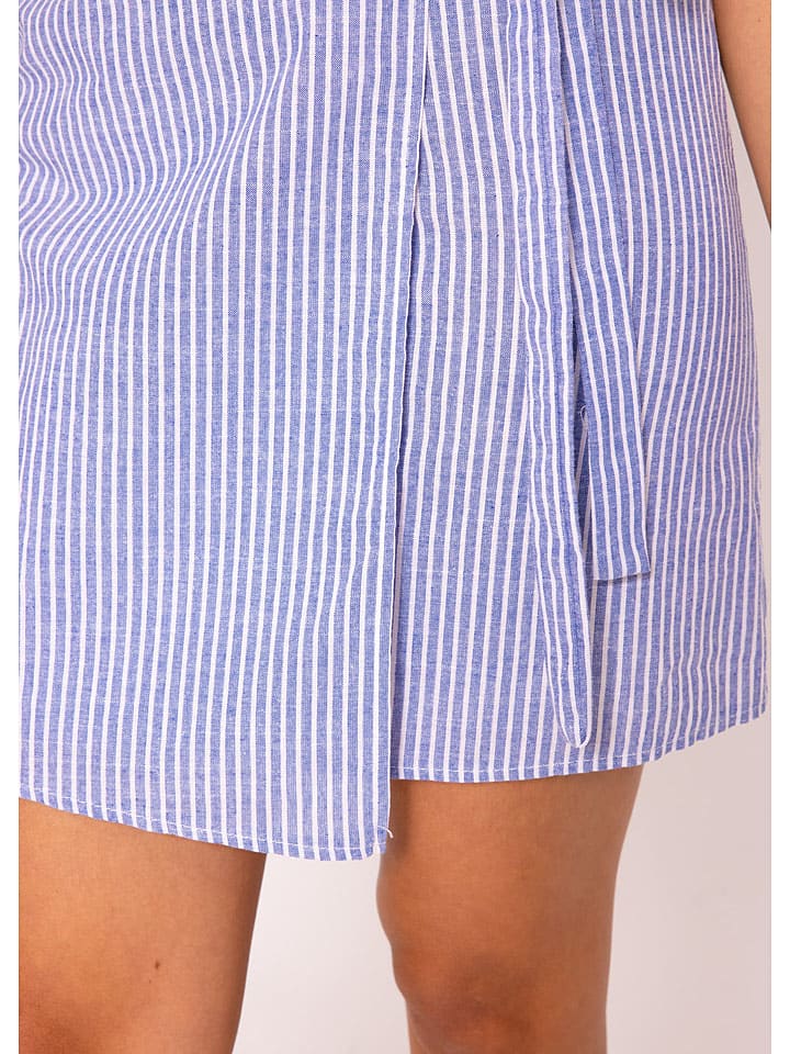 SASSYCLASSY Rock in Blau/ Weiß günstig kaufen