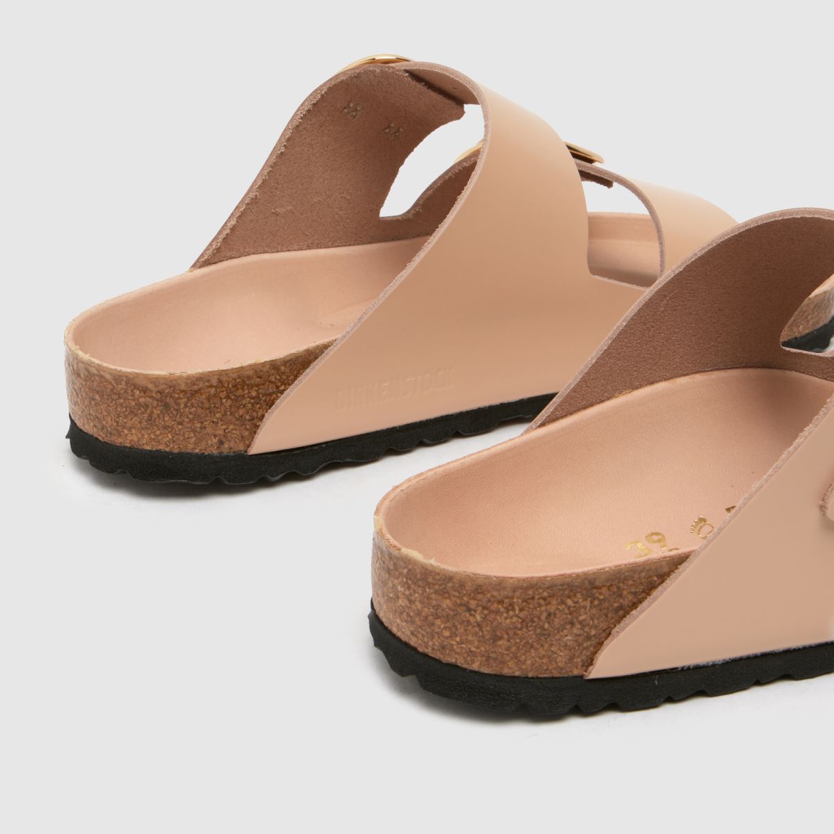 BIRKENSTOCK – Arizona – Beige sandaler med stort spänne
