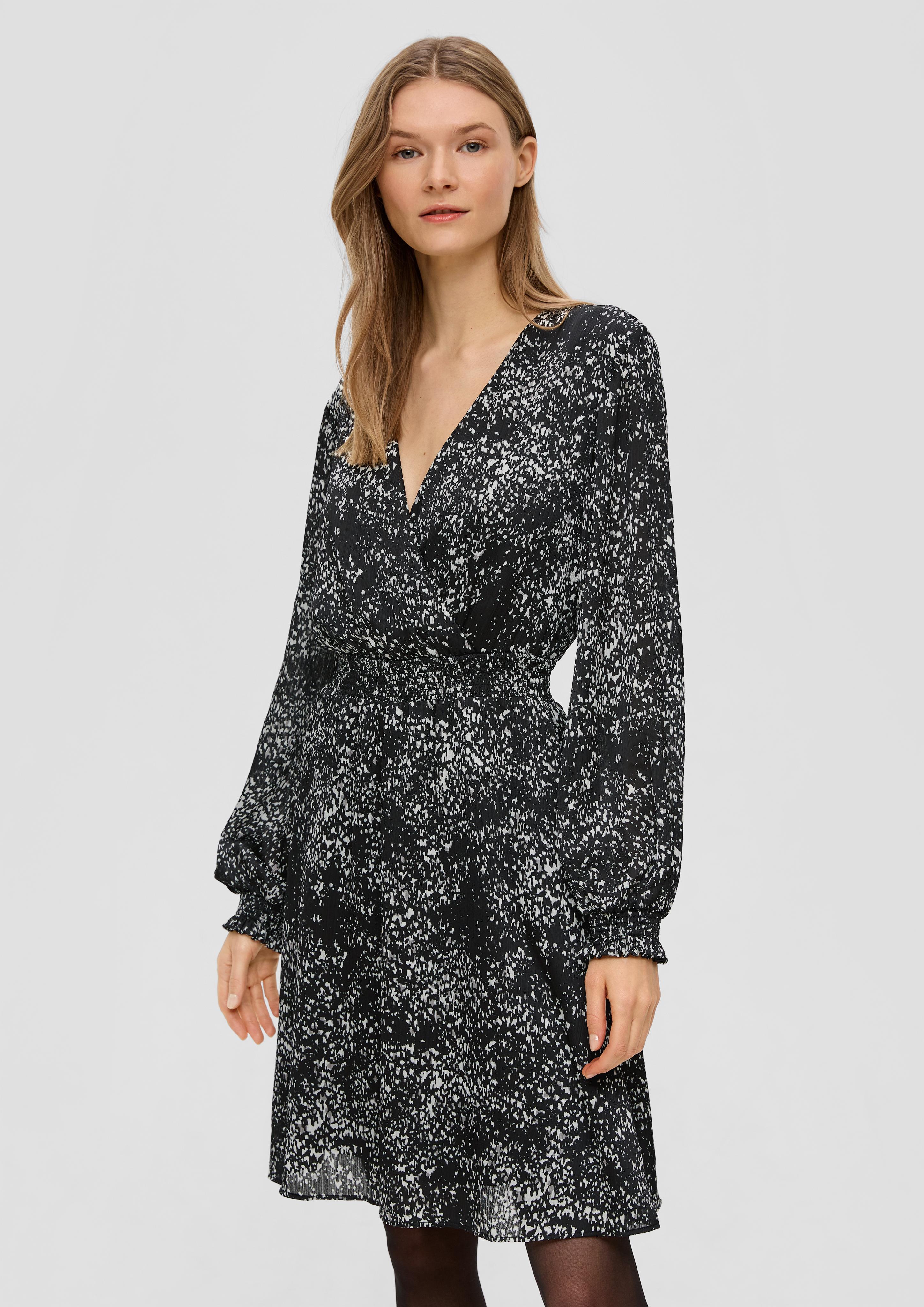 Kurzes Kleid in Wickel-Optik  2145882-99A2
