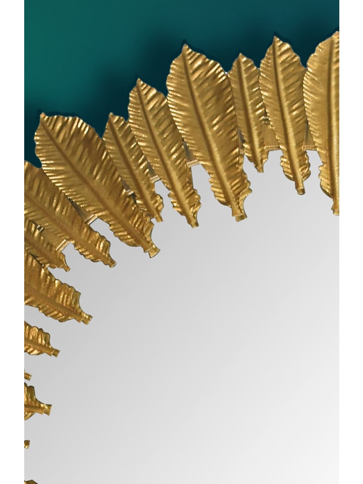 KADIMA DESIGN Wandspiegel Federn 68 cm Metall Design Hängespiegel , Eisen günstig kaufen onesize