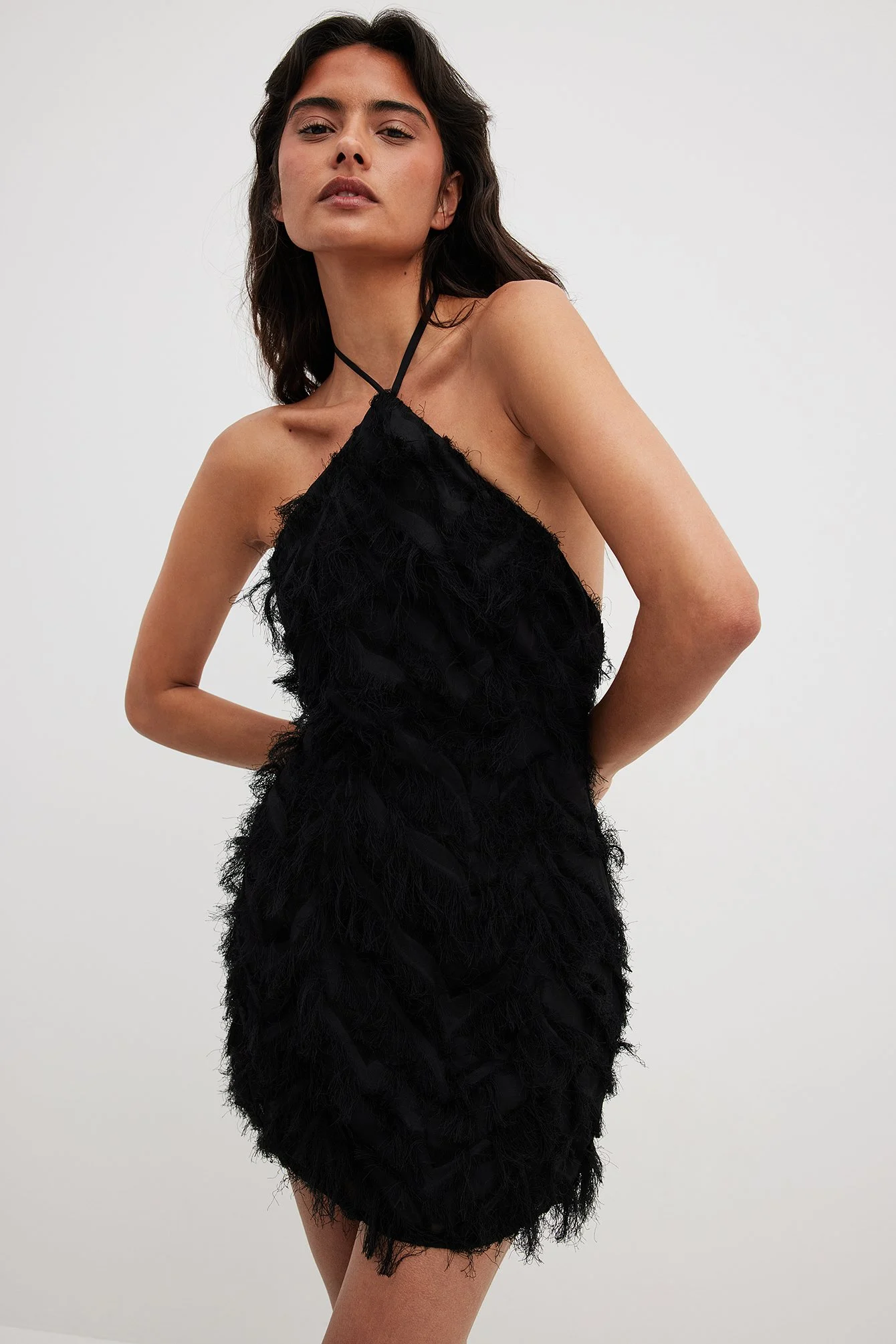 Neckholder-Minikleid