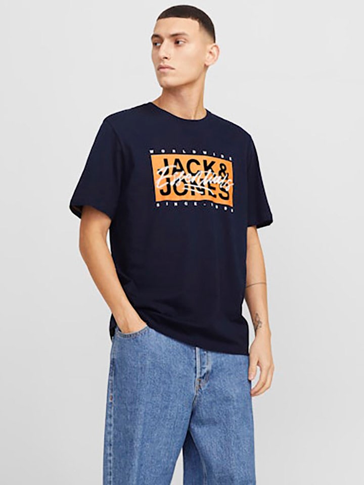 Jack & Jones Shirt in Dunkelblau günstig kaufen