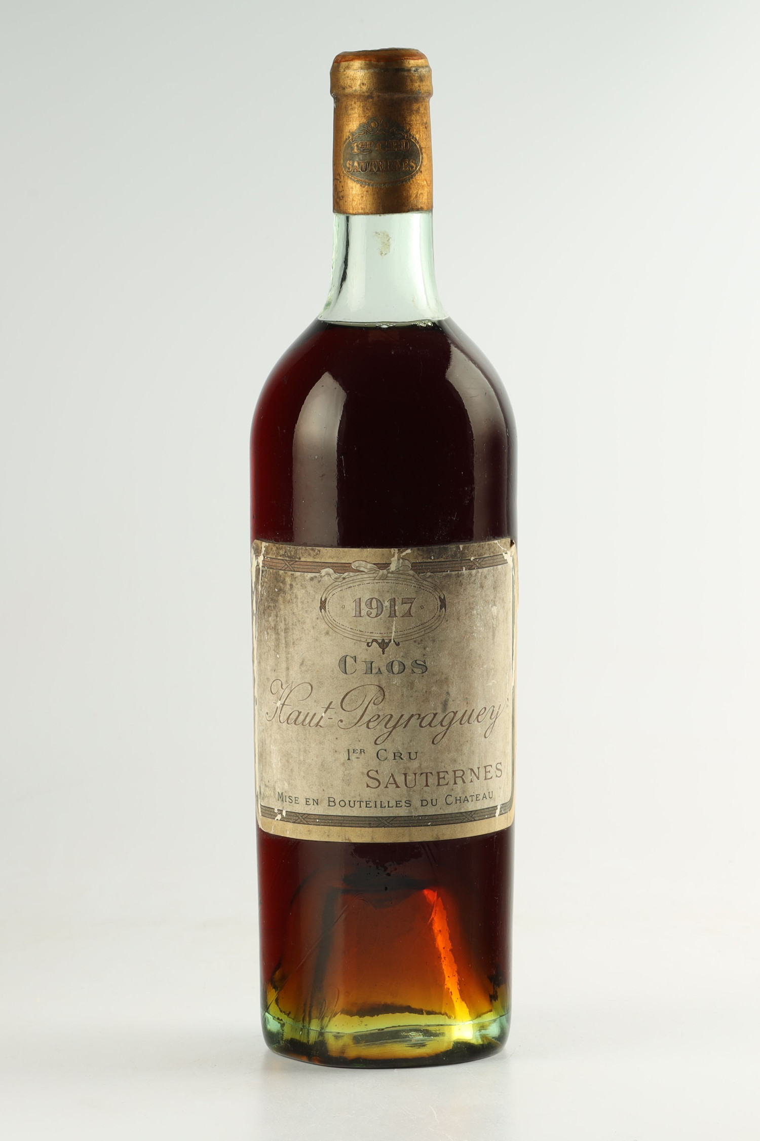 Château Clos Haut Peyraguey 1917, Sauternes