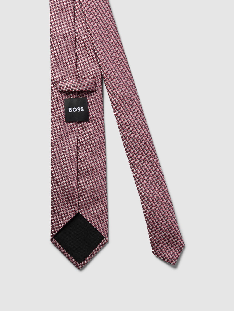 Krawatte mit Allover-Muster Modell 'Tie' in rosa