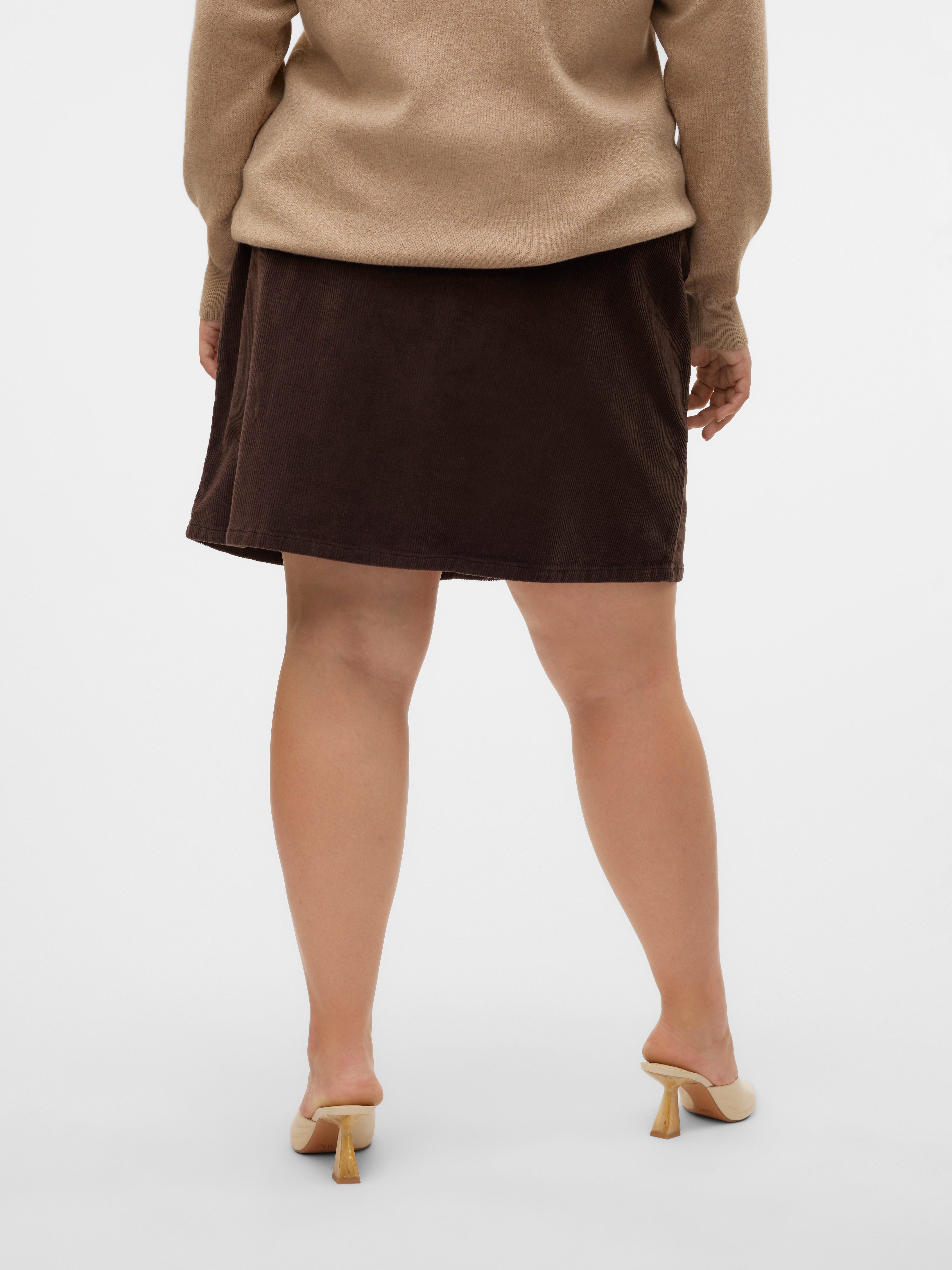 VMCETTA Hohe Taille Kurzer Rock