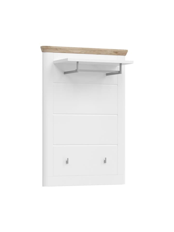 ebuy24 Wandgarderobe Michigan Weiß 79 x 32 cm günstig kaufen onesize