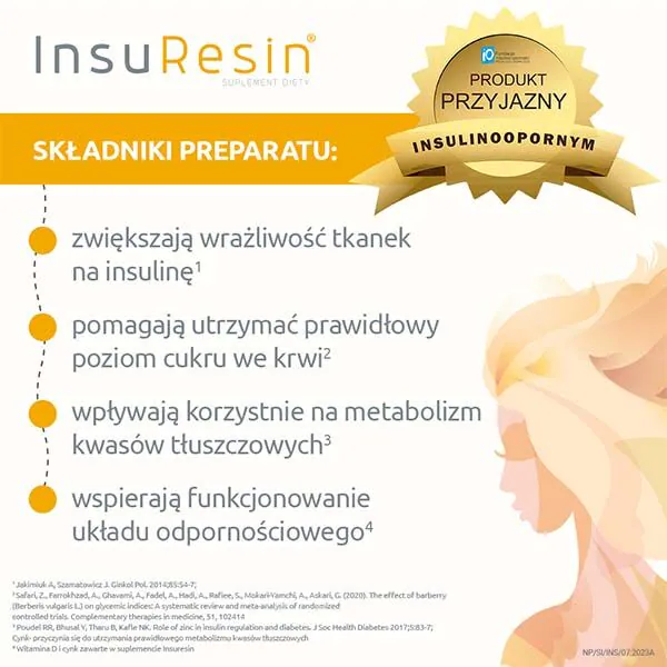Insuresin, preparat koji pomaže u održavanju odgovarajuće razine glukoze u krvi, Set od 30 vrećica + 60 kapsula