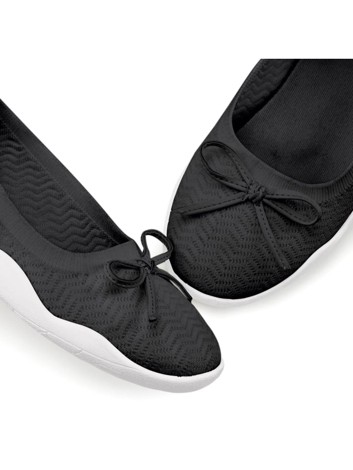 LASCANA Sneaker Ballerinas in schwarz günstig kaufen