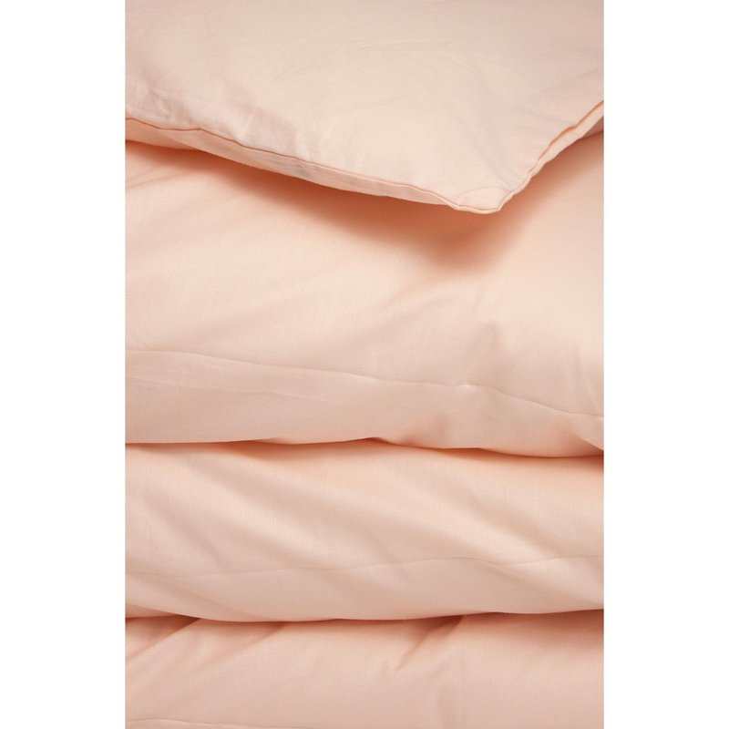 Housse de couette unie en Coton Bio pour lit 1 personne