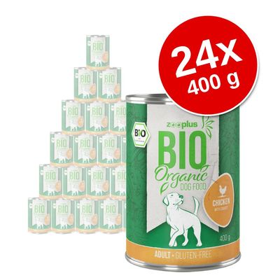 Sparpaket zooplus Bio Adult 24 x 400 g