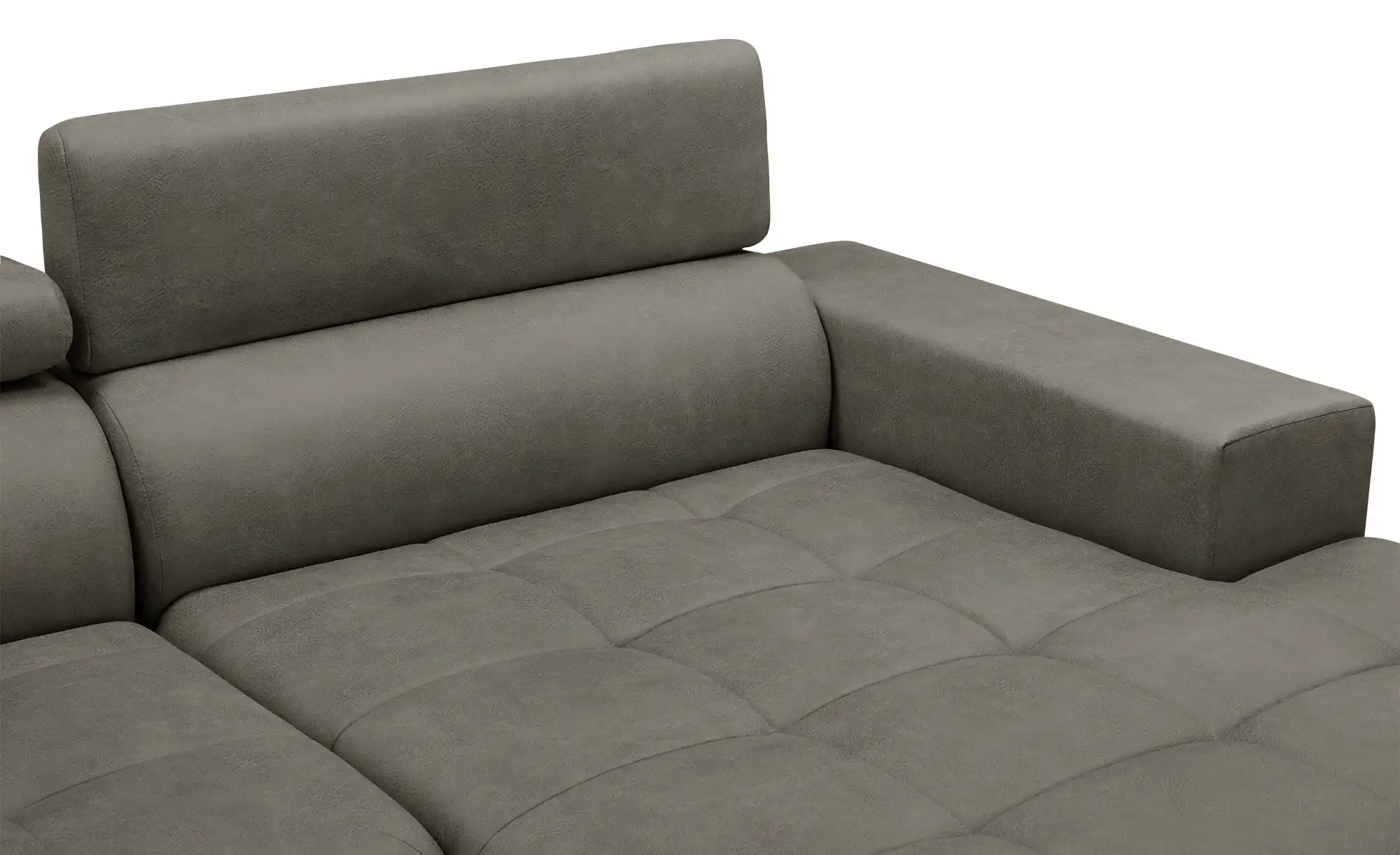 Twist Ecksofa aus Mikrofaser Caro