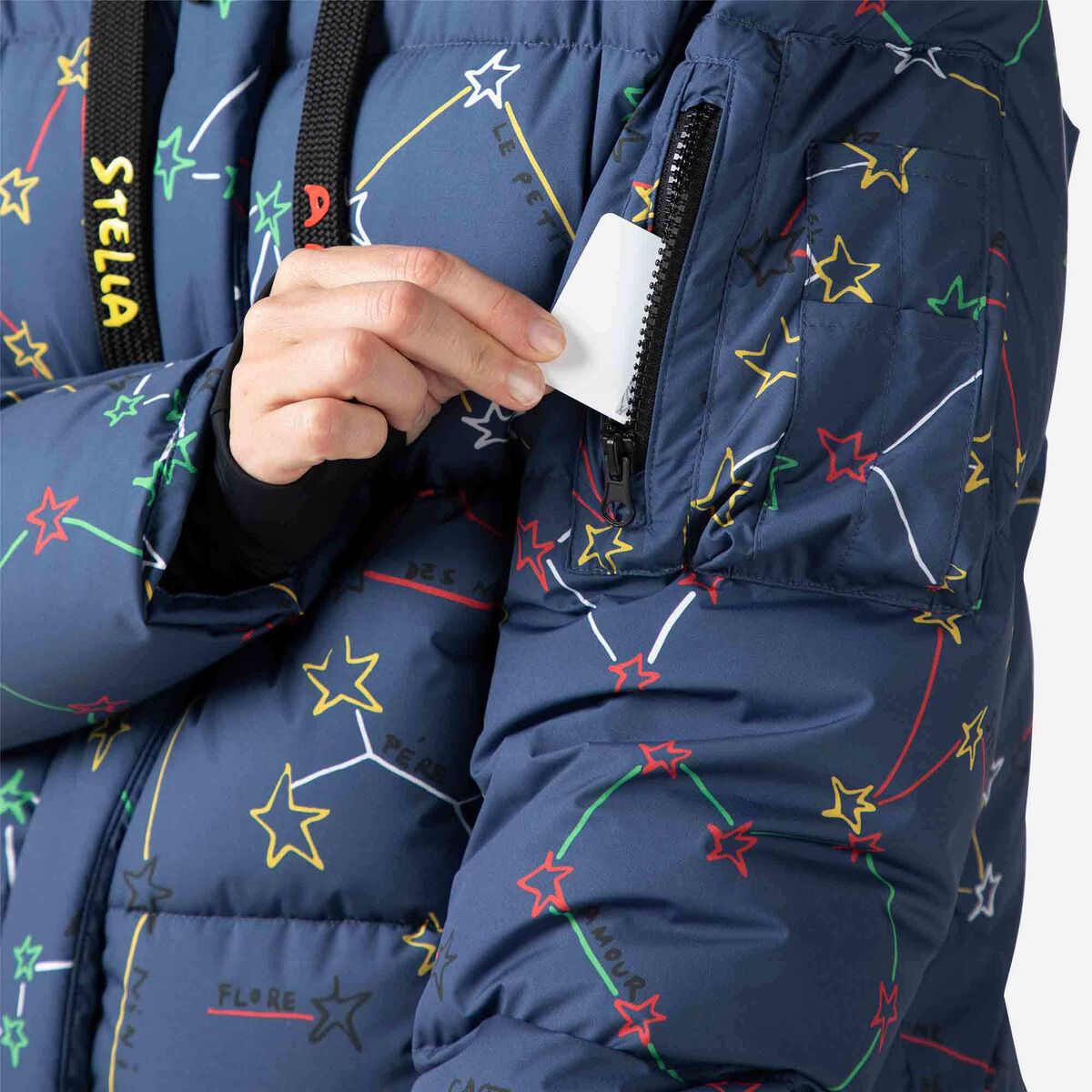 JCC Modul Printed Down Bomberjacke für Damen