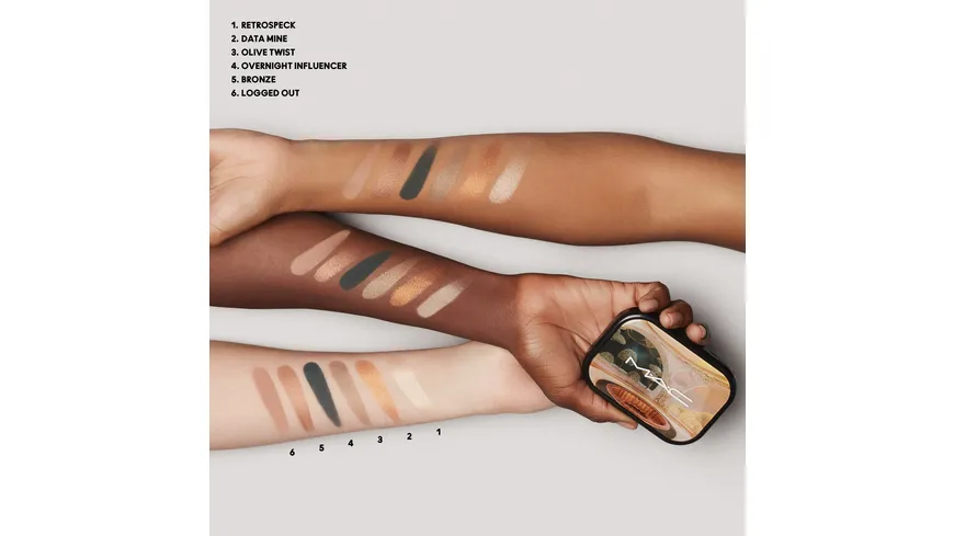 MAC Eyeshadow Palette Bronze Influence 6.2 g Bronze Influence