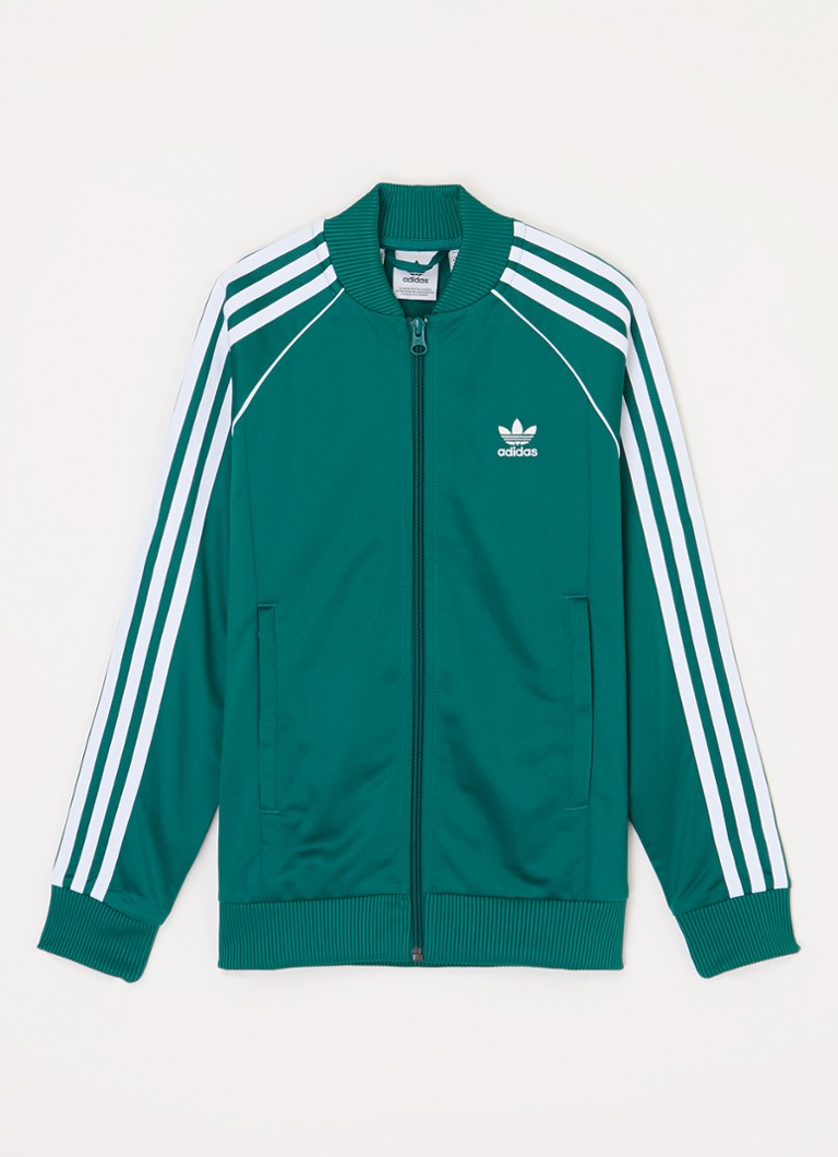 Jachetă de trening Adidas cu logo brodat
